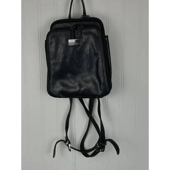 Perlina | Bags | Perlina New York Womens Black Leather Small 